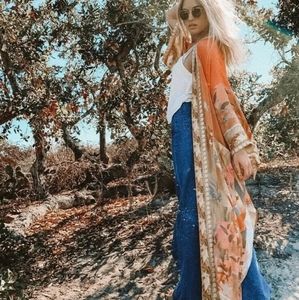 NEW! Nautical Venus 🧜‍♀Mermaid Maxi Kimono Duster